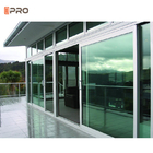 Balkon Avustralya Standardı İçin Cam UPVC Windows Plastik Kayar Kapılar