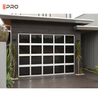 Modern Akıllı Alüminyum Garaj Kapısı 8x7 Cam Endüstriyel Seksiyonel Garaj Kapıları