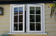 Yatay Alüminyum Kaplama Pencereler Sivrisinek Ağı ile Çift Çapraz