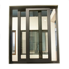 Vertikal Açık Alüminyum Kaydırıcı Pencereler Ekranlı Cam Kaydırıcı Pencereler Ev için Yenilenme