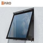 1.4mm Çerçeve Kalınlığı Metal Tente Pencereleri / Alüminyum Tek Üst Açılan Pencere ev awing için alüminyum pencere tenteleri