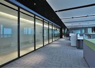 Modern Ofis İçin Buzlu Cam Alüminyum Profil Ahşap Bölme Kapıları