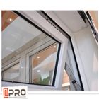 Kasırga Etkisi Alüminyum Tente Windows ISO Sertifikası Zincir Sarıcı ile üst tente penceresi alt sabit pencereler