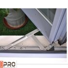 Modern Özel Yatay Kanatlı Fırtına Pencereleri / Alüminyum Ev Pencereleri standart alüminyum kanatlı pencere boyutları