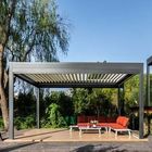 Elektrikli Veranda Katlanır Panjurlu Çatı Modern Alüminyum Pergola