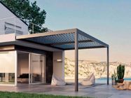 Elektrikli Veranda Katlanır Panjurlu Çatı Modern Alüminyum Pergola
