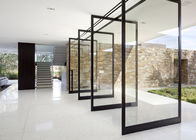 Modern Ev için 6A 27A Alüminyum merkezi pivot cam kapılar