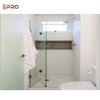 Alüminyum Kalıplı Japon Sürgülü İki Katlı Banyo Kapısı Çerçevesiz Cam Sürgülü