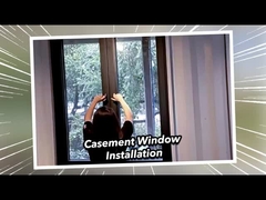 2 mm Alüminyum Çift Camlı Premium Hava Durumu Karşıtı Kaydırıcı Cam Kapılar 2.1m Yükseklik