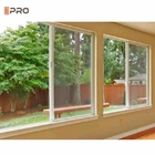 Bronz Renkli Çift Camlı Sürgülü Pencere Suya Dayanıklı Alüminyum Veya PVC