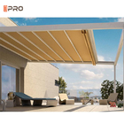 Hafif 2m Veranda Çatı Modern Alüminyum Pergola Kaset Gölgelik Geri Çekilebilir Tente