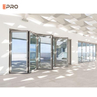 Villa İçin Özelleştirilmiş Grafik Alüminyum Cam Katlanır Kapı