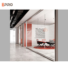 10mm Kalın Modern Ofis Bölmeleri Temizle Güvenlik Sertleştirilmiş Cam Temperli 1/2 ''