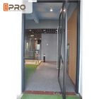 Ticari Alüminyum Kapılar Siyah Renk, Uzun Ömürlü Tek Pivot Kapı menteşesi pivot kapı çift pivot kapı pivot menteşe