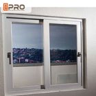 Enerji Tasarruflu Beyaz Alüminyum Sürgülü Pencereler Yansıtıcı Camlı üstten açılır sürgülü pencere alüminyum sürgülü pencere