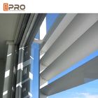 Yatay Açılış Alüminyum Panjur Pencere Avustralya Standart Toz Boyalı Özel Renk