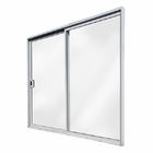 Modern Alüminyum Şeffaf Temperli Cam Sürgülü Kapı Havalandırma için ISO9001 sürgülü kapı alüminyum profil otomatik sensör camı