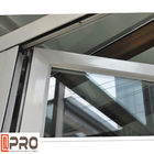 6063-T5 Profil Alüminyum Kanatlı Pencereler, Çift Camlı Özel Boyutlu alüminyum bifold pencereler