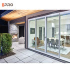 Alüminyum Sürgülü Cam Veranda Kapıları Dış Büyük Modern ISO9001