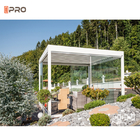 4x4m Modern Alüminyum Pergola Açılır Panjur Çatı Gazebo Bahçe